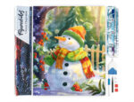 Broderie Diamant - Bonhomme de Neige Joyeux