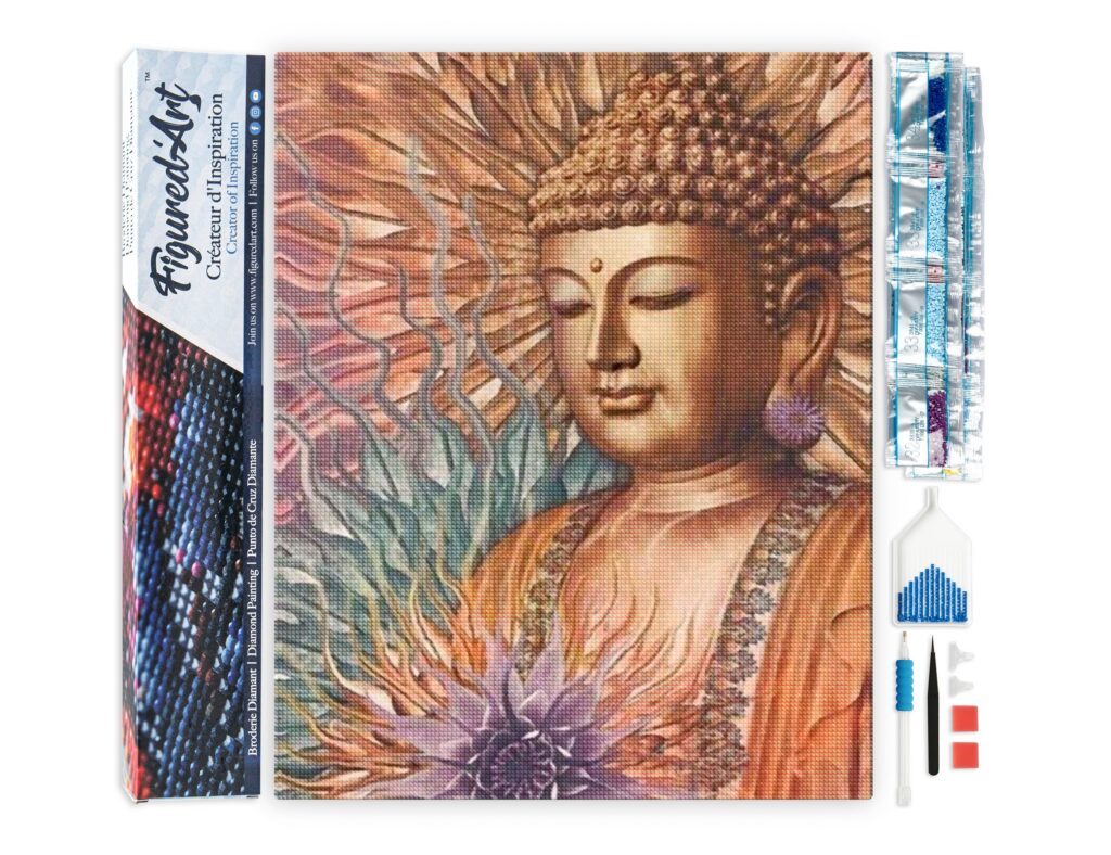 Broderie Diamant - Bouddha