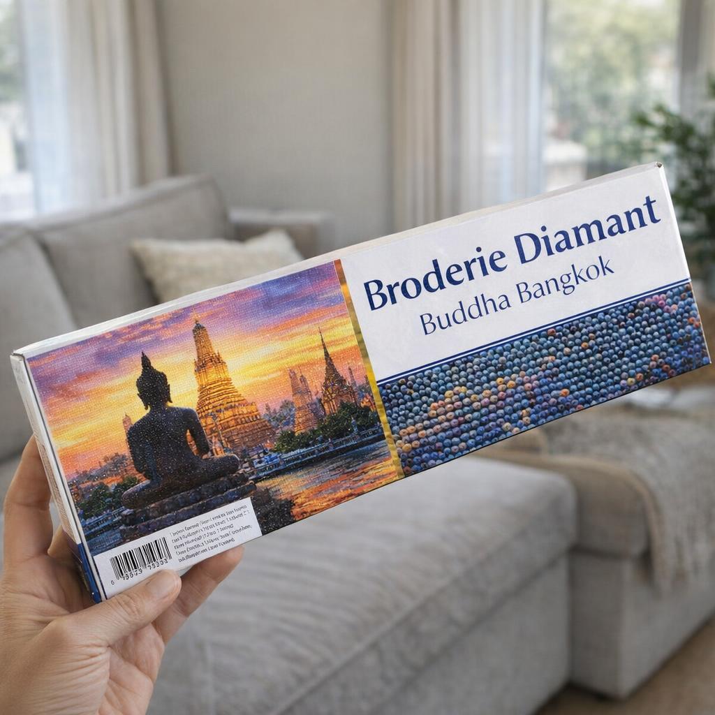 Broderie Diamant - Buddha Bangkok