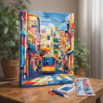 Broderie Diamant - Bus de la Ville de Tokyo