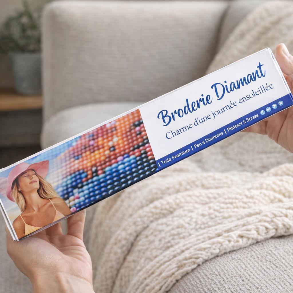 Broderie Diamant - Charme d'une journée ensoleillée