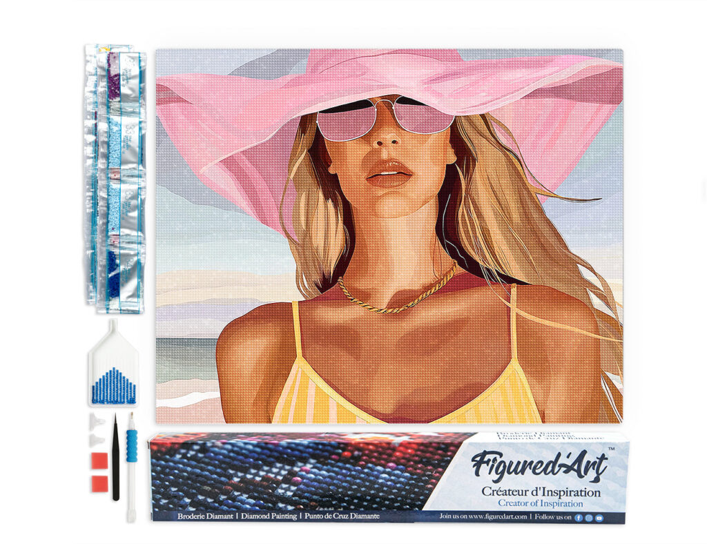 Broderie Diamant - Charme d'une journée ensoleillée