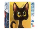 Broderie Diamant - Chat étonné
