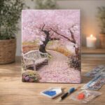 Broderie Diamant - Chemin de Printemps