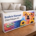Broderie Diamant - Chien Polygon Art