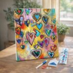 Broderie Diamant - Coeurs