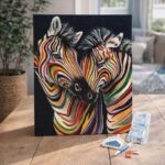 Broderie Diamant - Couple de Zèbres