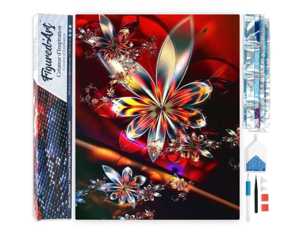 Broderie Diamant - Design Fractal