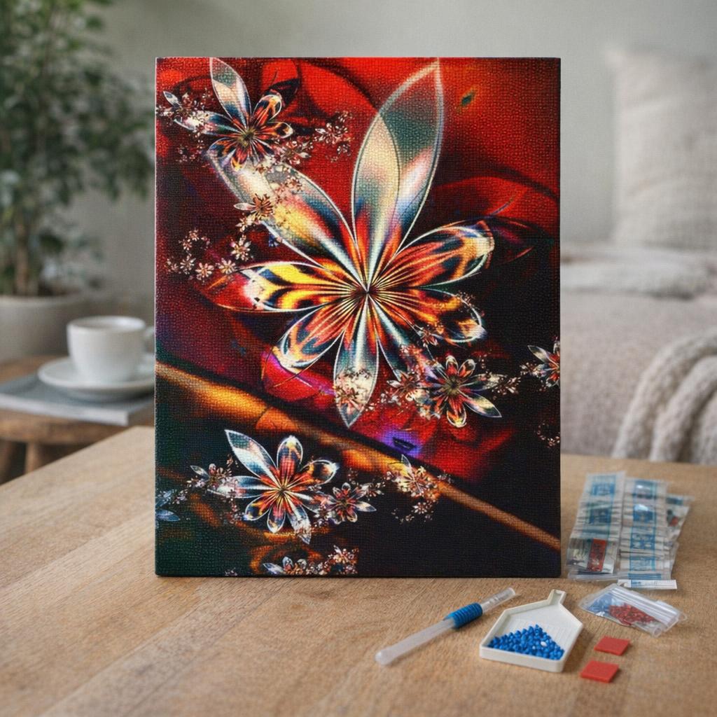 Broderie Diamant - Design Fractal