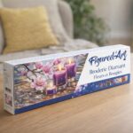 Broderie Diamant - Fleurs et Bougies