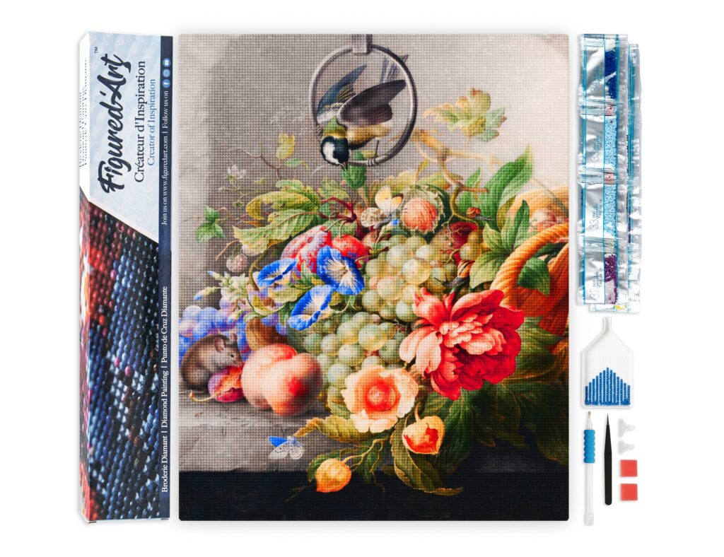 Broderie Diamant - Fleurs et Fruits - Herman Henstenburgh