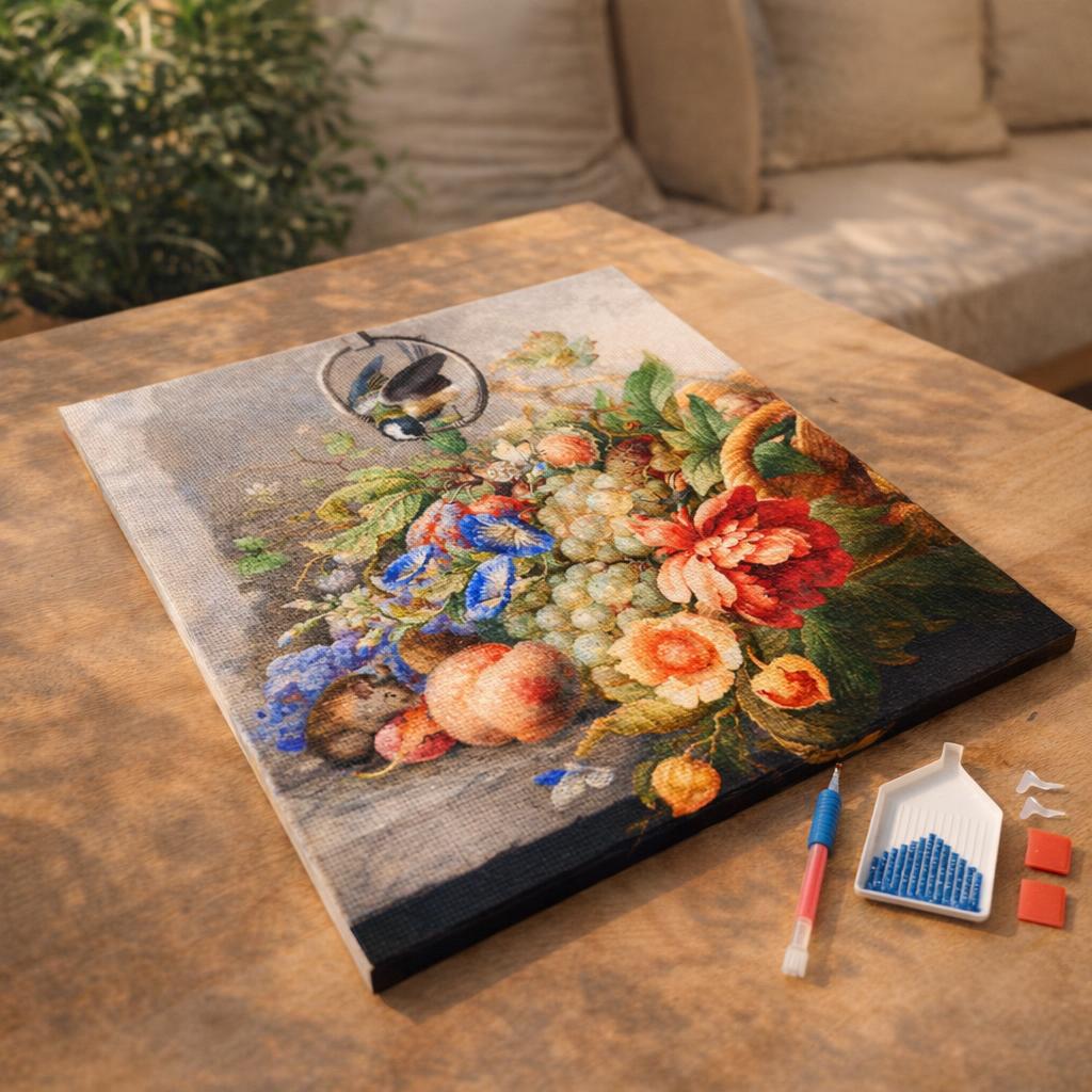 Broderie Diamant - Fleurs et Fruits - Herman Henstenburgh