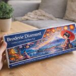 Broderie Diamant - Geisha, Lanternes et Mont Fuji