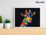 Broderie Diamant - Girafe Pop Art