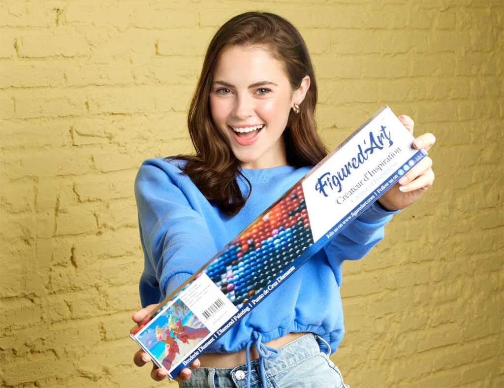 Broderie Diamant - Glace en bord de mer