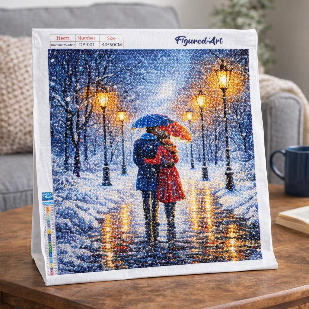 Hiver romantique broderie