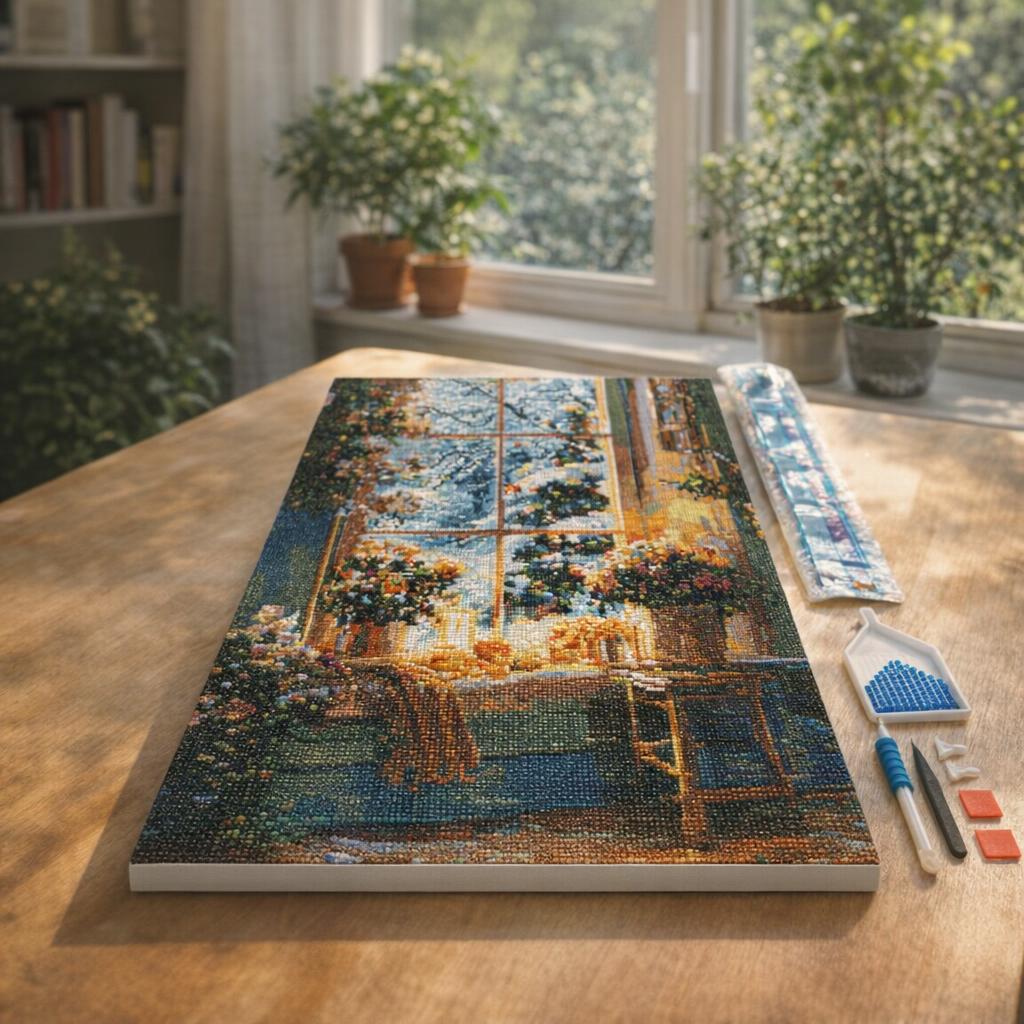 Broderie Diamant - Hiver Romantique