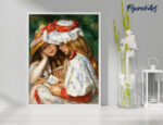 Broderie Diamant - Jeunes Filles Lisant - Renoir
