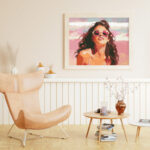 Broderie Diamant - Joie en bord de mer