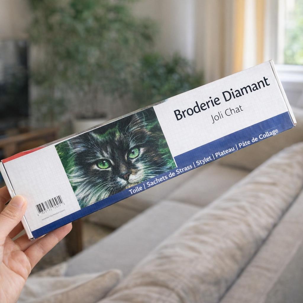 Broderie Diamant - Joli Chat