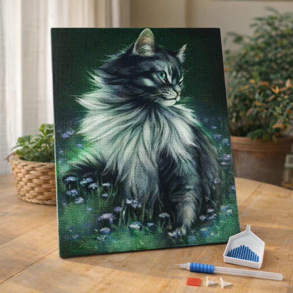 Broderie Diamant - Joli Chat