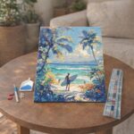 Broderie Diamant - Journée ensoleillée à la plage