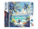 Broderie Diamant - Journée ensoleillée à la plage