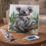 Broderie Diamant - Koala et son Petit
