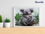 Broderie Diamant - Koala et son Petit