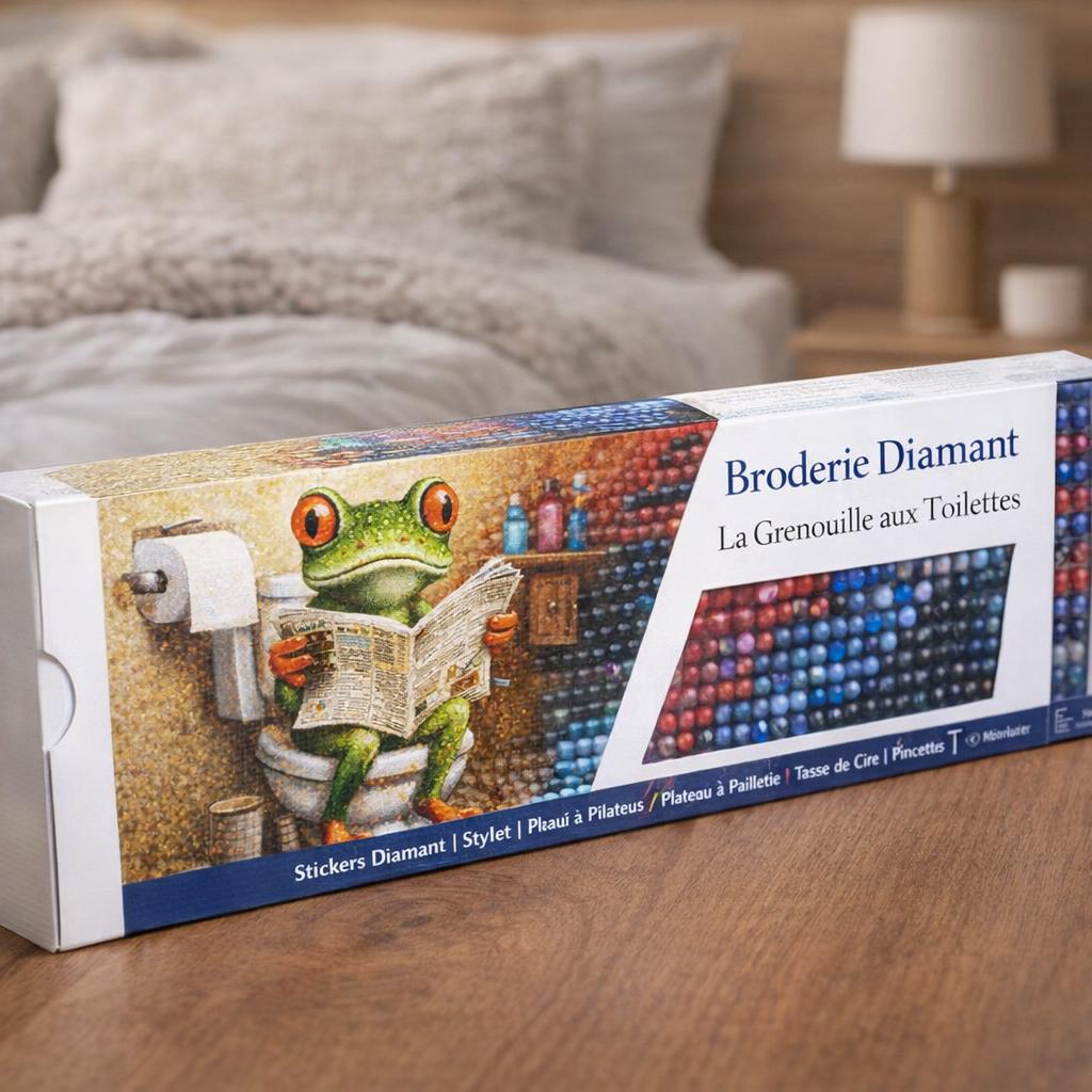 Grenouille toilettes diamant