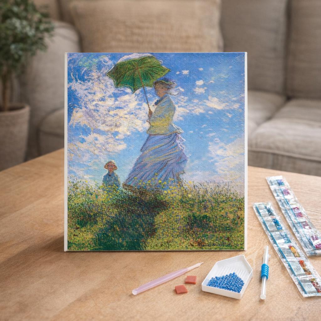 Broderie Diamant - La Promenade - Monet
