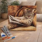 Broderie Diamant - Le Chat connaisseur