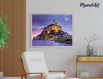 Broderie Diamant - Le Mont Saint Michel