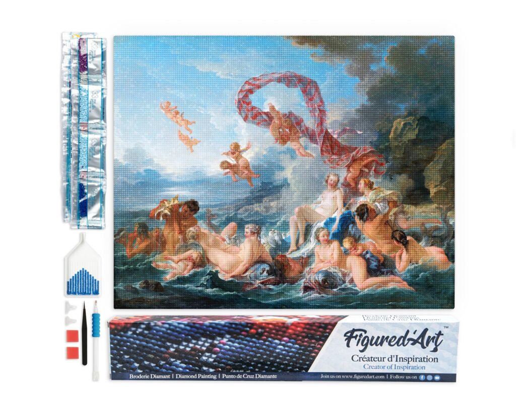 Broderie Diamant - Le Triomphe de Vénus - François Boucher
