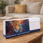 Broderie Diamant - Léopard Coloré Abstrait