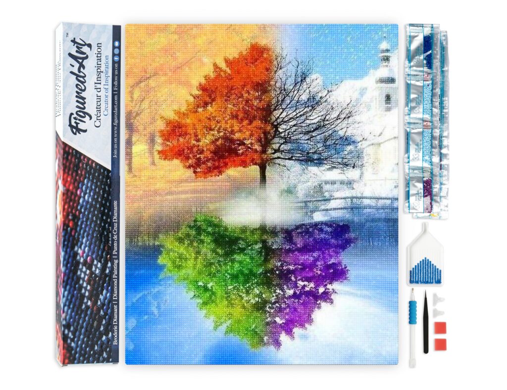 Broderie Diamant - Les 4 saisons