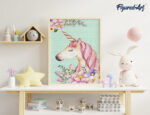 Broderie Diamant - Licorne Dessin