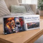 Broderie Diamant - Lion et Tête de Mort