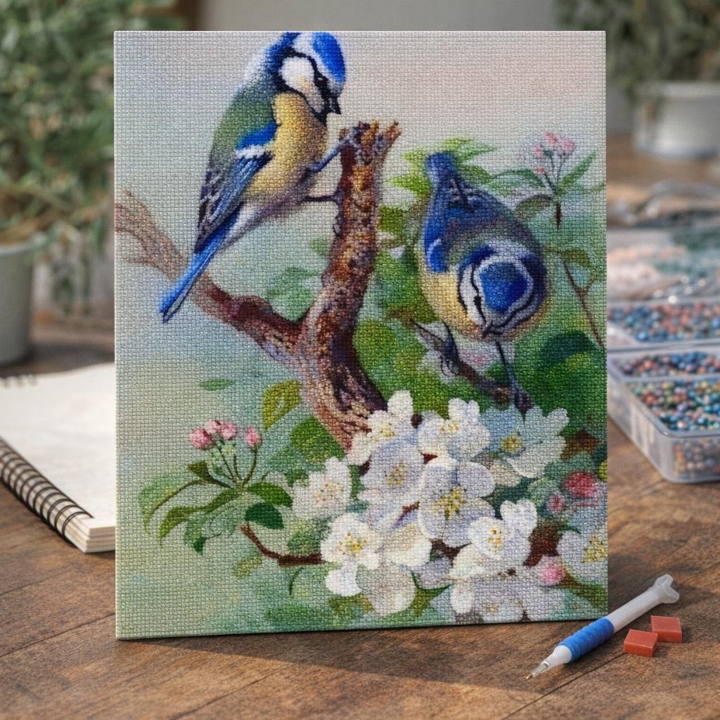 Broderie Diamant - Mer, sable et élégance