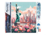 Broderie Diamant - New York en fleurs