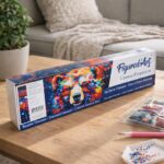 Broderie Diamant - Ours Coloré Abstrait