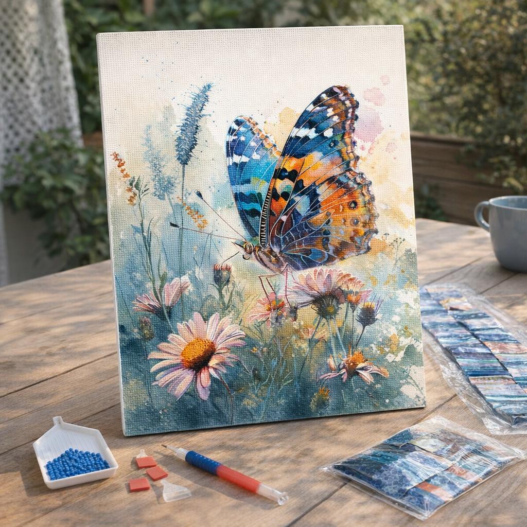 Broderie Diamant - Papillon Janetta Forester