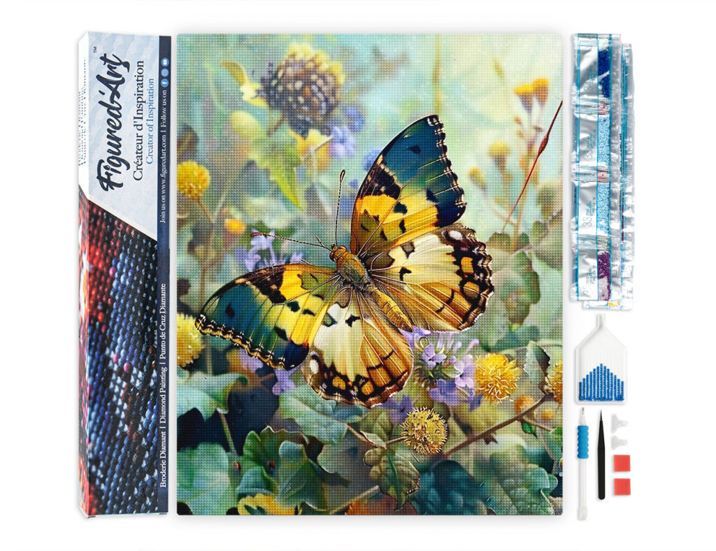 Broderie Diamant - Papillon Janetta Forester