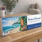 Broderie Diamant - Paradis tropical du surf