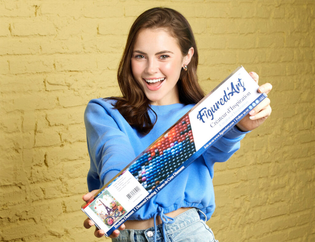 Broderie Diamant - Paris en fleurs