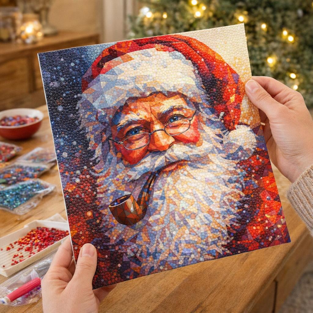 Père Noël polygonal