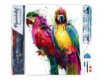 Broderie Diamant - Perroquets en Peinture