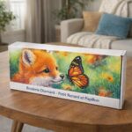 Broderie Diamant - Petit Renard et Papillon