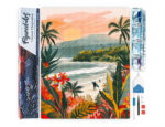 Broderie Diamant - Plage tropicale