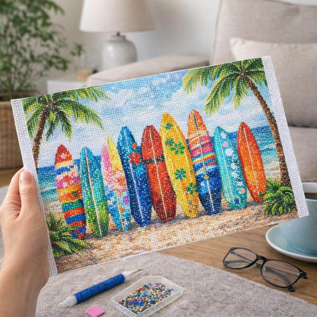 Planches surf colorées